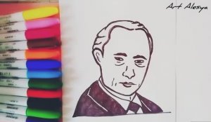 Рисую президента Путина!