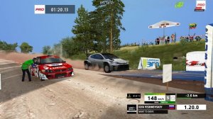 Супер кайфовый автомобиль GR-Yaris Rally2 на кольцевом зрительском спецучастке Zaraso Salos Trekas.