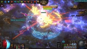 Чародей прибоя через Удочку с Геральдом в Path of Exile.