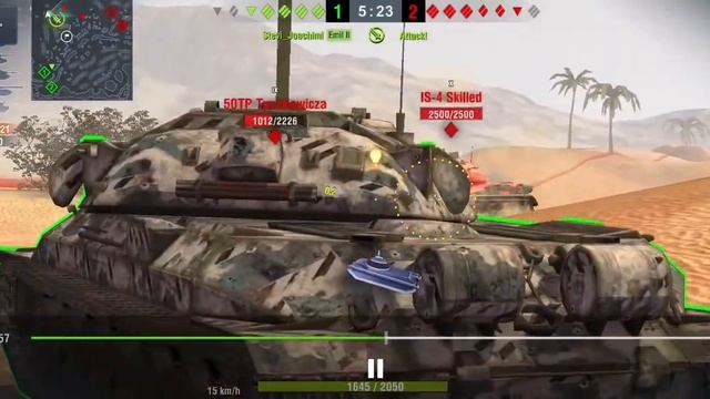 Word Of Tank Blitz--KpfPz 70 Gameplay