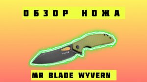 Обзор ножа Mr Blade Wyvern