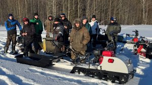 Снегоходный пробег на разнообразной технике в честь 23 февраля!