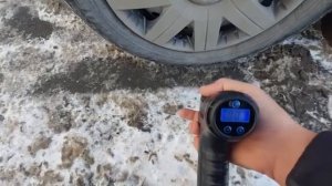 безпроводной автомобильный компрессор для подкачки шин ☝