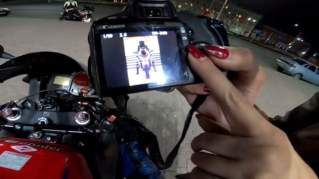 Фотосессия на Спортбайке.Ночной прохват на мотоциклах.