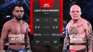 Доминик Рейс VS Энтони Смит