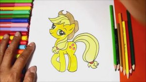 Как нарисовать и раскрасить ЭППЛДЖЕК (My Little Pony)