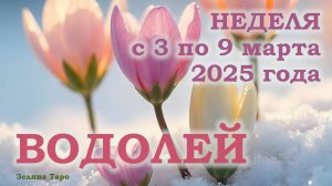 ВОДОЛЕЙ | ТАРО прогноз на неделю с 3 по 9 марта 2025 года