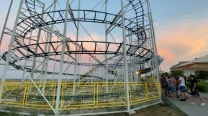 Маша Д’Арк катается на американских горках в Волгограде