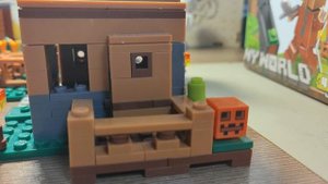 обзор на Лего Майнкрафт деревню