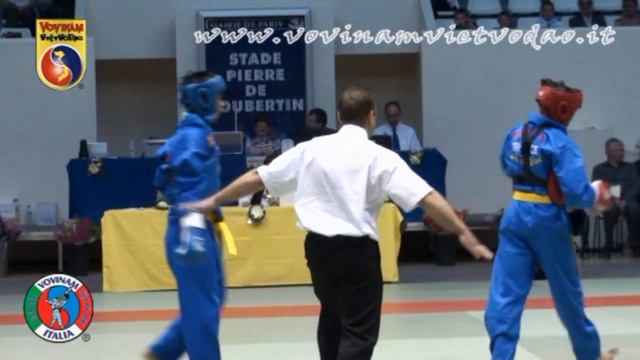 Vovinam VIETNAM vs FRANCE -60 kg - Knock outs смотреть онлайн