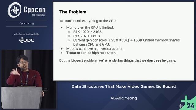 C++ Data Structures That Make Video Games Go Round - Al-Afiq Yeong - CppCon 2024