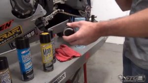 Как чистить цепь мотоцикла щеткой 360 градусов