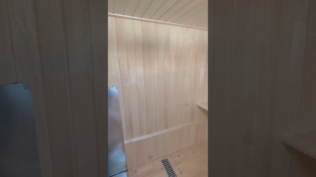 Мобильная баня на два отделения 6* 2,4 м