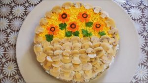 ПРОСТОЙ и ВКУСНЫЙ рецепт печеночного салата ПРАЗДНИЧНЫЙ салат КОРЗИНКА рецепт салата