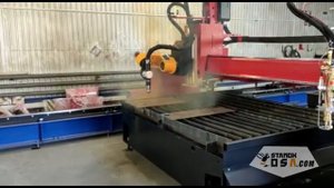 Режем на санкционном источнике плазмы Hypertherm XPR300/Станок плазменной резки с 3Д  3D IMA TECHNO