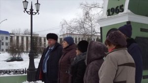 Митинг в честь 80-летия директора Коршуновского ГОКа Хохлова В.Н