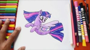 Как нарисовать Сумеречную Искорку (Twilight Sparkle) из My Little Pony