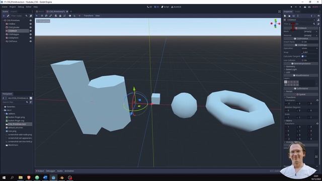 Beginner's 5-Minute Godot Tutorial: Understanding CSG Meshes