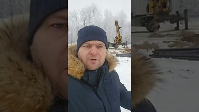 Новый обьект в п. Новокаменский по Ирбитскому тракту. Сегодня крутим сваи.