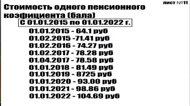 Перерасчет пенсии Согласно ФЗ №400 с 2002г. по 2020г. на личном примере. Часть №2