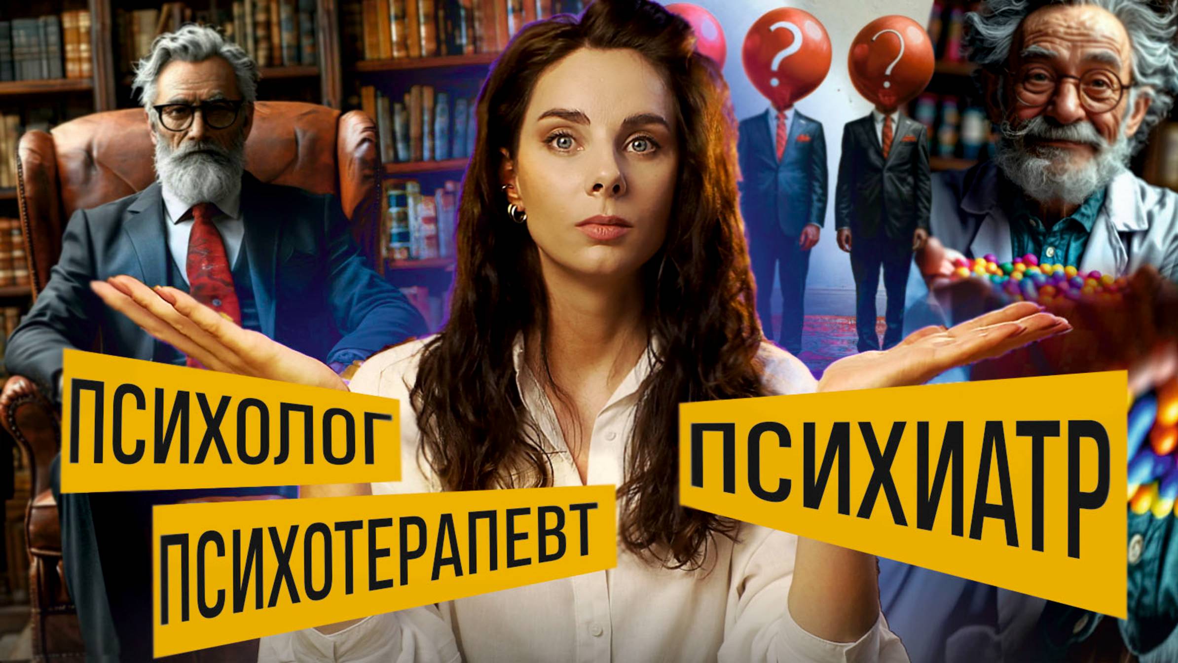 К кому обратиться за помощью? ПСИХОЛОГ VS ПСИХОТЕРАПЕВТ VS ПСИХИАТР. Что такое психотерапия?