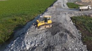 Строительство, дорога через озеро, новый проект.