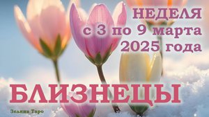 БЛИЗНЕЦЫ | ТАРО прогноз на неделю с 3 по 9 марта 2025 года