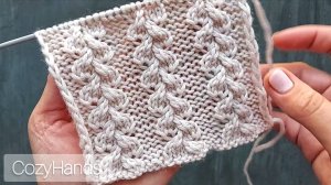 Оригинальные косы спицами для вязания шапок, свитеров