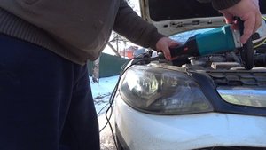 ПОЛИРОВКА ФАР/ ПЕРВЫЙ ОПЫТ! СПОСОБ №1