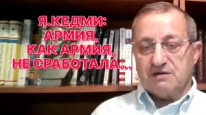 Я.КЕДМИ: Израиль, его оборона и разведка находятся в сильнейшем системном кризисе