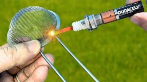 Не выбрасывайте старые батарейки!Гениальное изобретение - сварочный аппарат