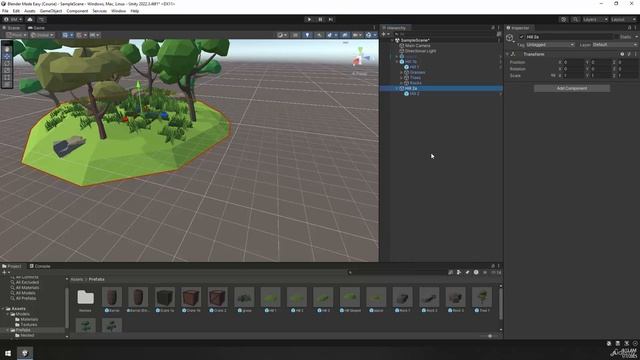20 - Вложенные префабы в Unity