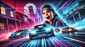 Сын играет в NFS