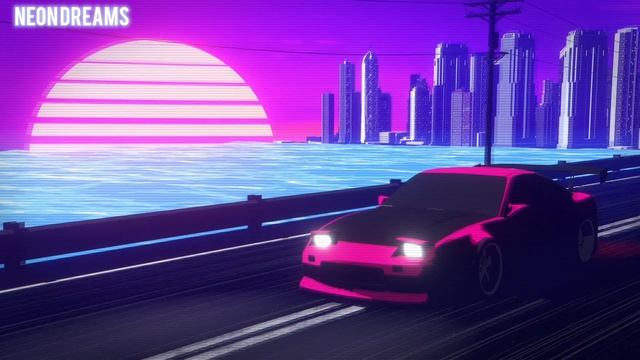 Neon Dreams_ Synthwave Music_Late Night Drive - Xenaura