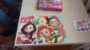 Пазлы собираем