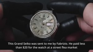Реставрация часов Grand Seiko