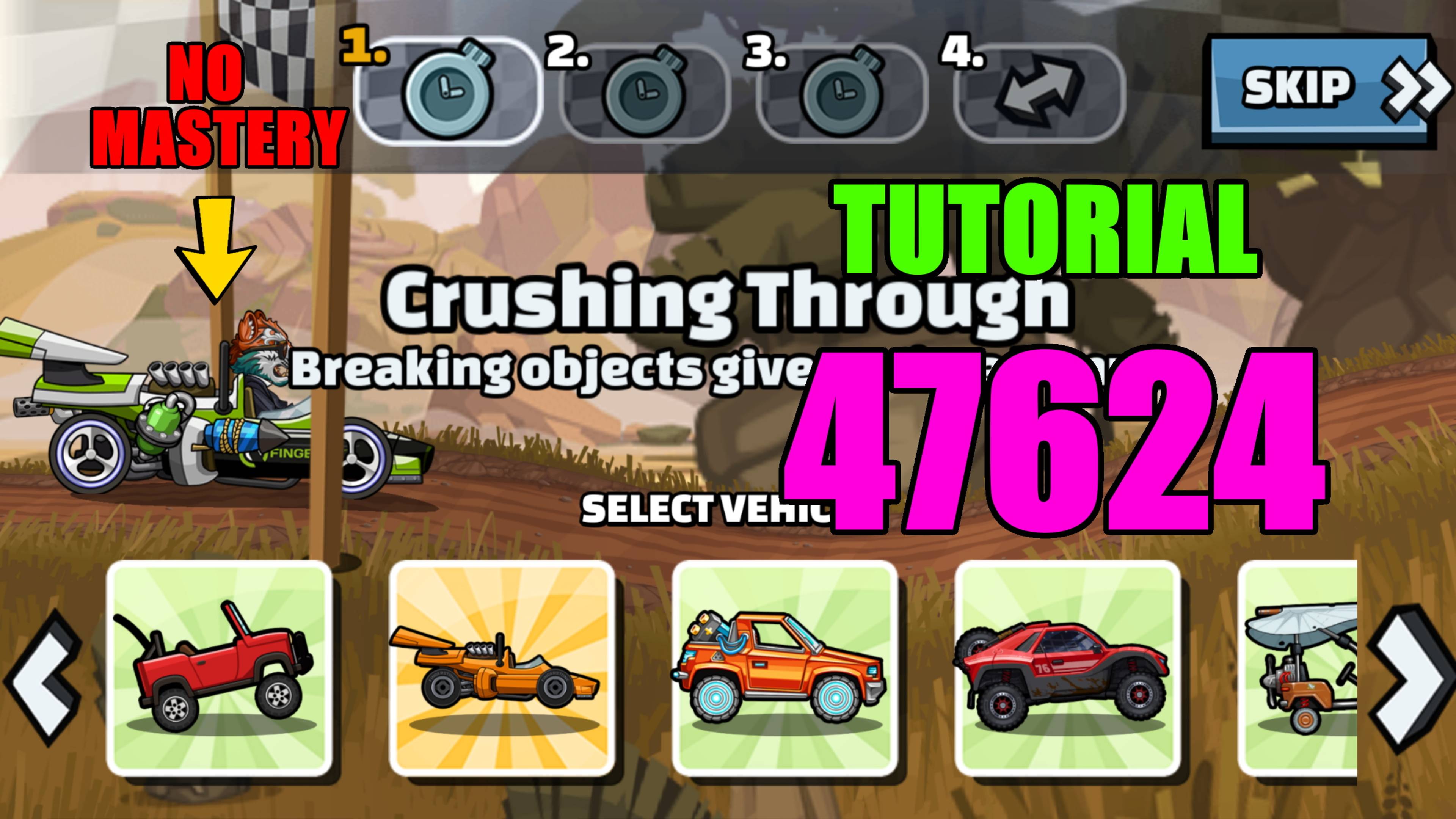 🎮 47624 Tutorial 🎮 (Hot And Fast) - Hill Climb Racing 2