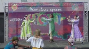 Дандия | Народный танец Гуджрата | Фестиваль Холи в Москве | ТЕАТР ТАРАНГ | Москва Россия