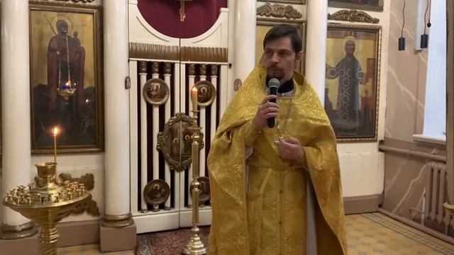 02.03.25 Проповедь иерея Ильи Комягина Неделю сыропустную. Воспоминание Адамова изгнания