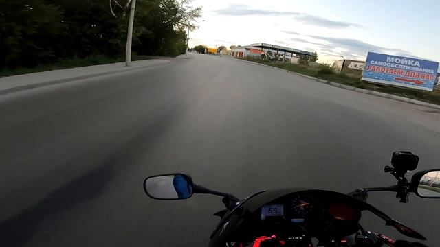 Покатушки на СПОРТБАЙКЕ HONDA CBR929RR|Прокатил подписчика смотреть онлайн