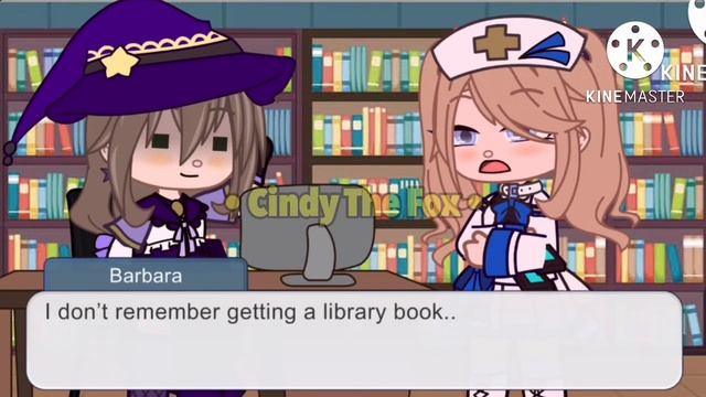 Barbara forgot to return her library books || Gacha Skit || Genshin Impact смотреть онлайн
