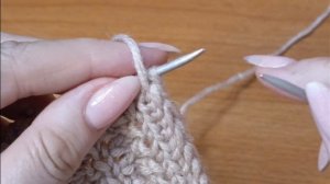 Узор "ДОРОЖКИ ИЗ МЕЛКИХ КОЛОСКОВ" спицами