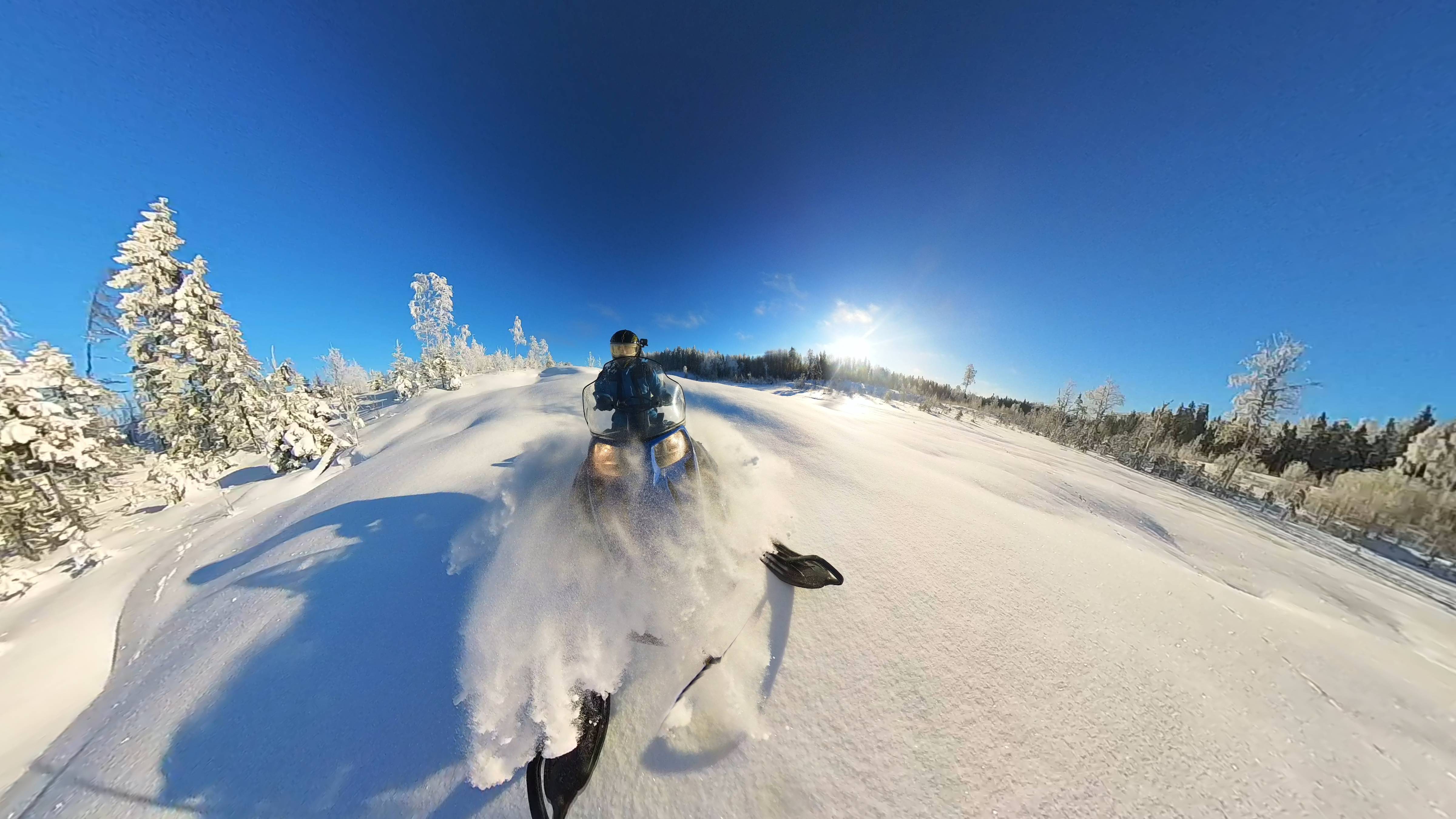 Покатушка на снегоходах arctic cat, brp, aodes