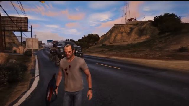 GTA5:崔佛养了一头豹子（Trevor keep a leopard as a pet） смотреть онлайн