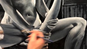 Многослойная живопись. Первый слой.