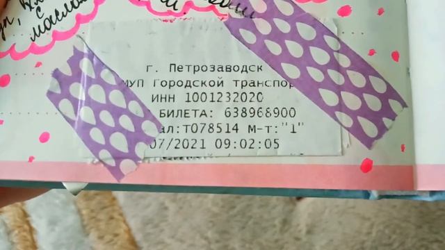 Мой летний ЛИЧНЫЙ ДНЕВНИК! Обзор страничек!