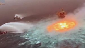 Гибель нефтяной платформы, одна из крупнейших катастроф за всю историю цивилизации.