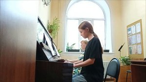 Ансамбль  для ф-но Е. Дога Вальс из к/ф "Мой ласковый и нежный зверь" исполняет Ивашкевич Дарья