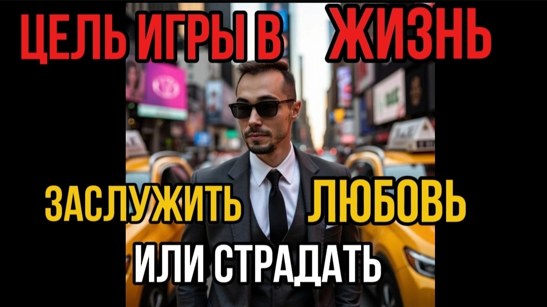ЦЕЛЬ ИГРЫ в жизнь ЗАСЛУЖИТЬ ЛЮБОВЬ или СТРАДАТЬ