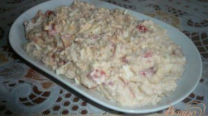 Салат из икры трески